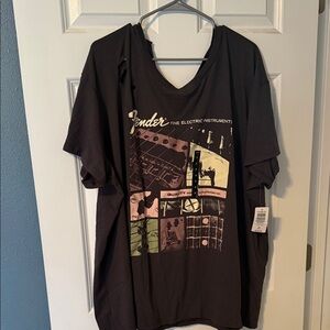 Fender Graphic Tee with Multicolor Design